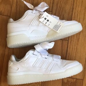 adidas Forum Low Triple White Satin